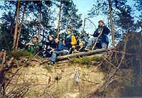 Экскурсия в эколагере в Керженском заповеднике, сентябрь 2000