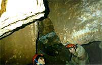В одной из пещер Ичалковского бора